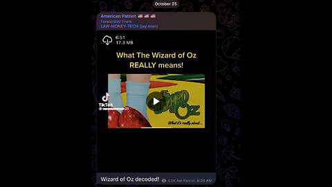 Wizard of Oz decoded! real-lies😳🧐😉🫶✌️