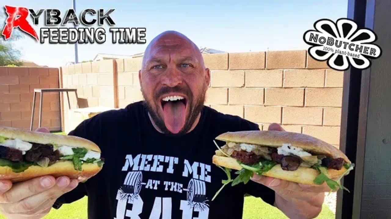 Ryback Feeding Time: No Butcher No Steak Sandwiches with No Egg Salad Review