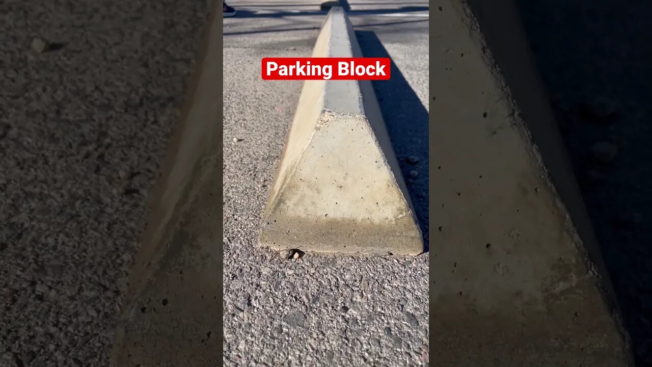 Parking block looks amazing and highly skateable!