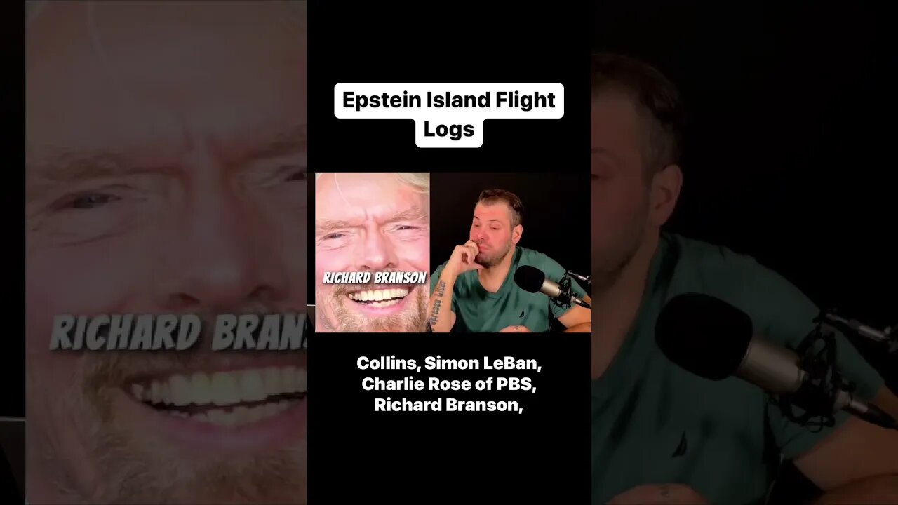 Jeffrey Epstein Island Flight Logs: Shocking List #shorts