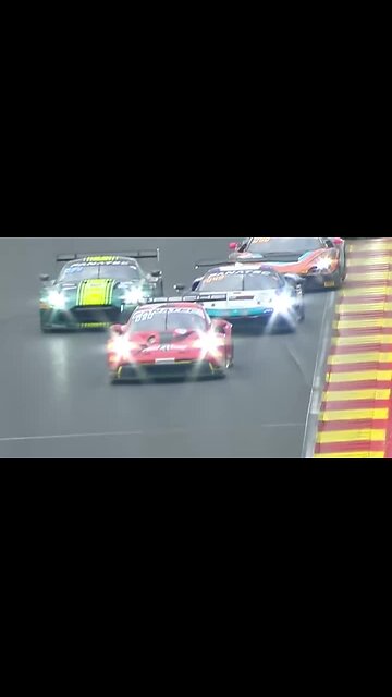 Huge crash at 24 Hours of Spa