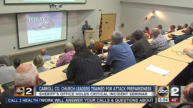 Carroll Co. church leaders undergo critical incident training