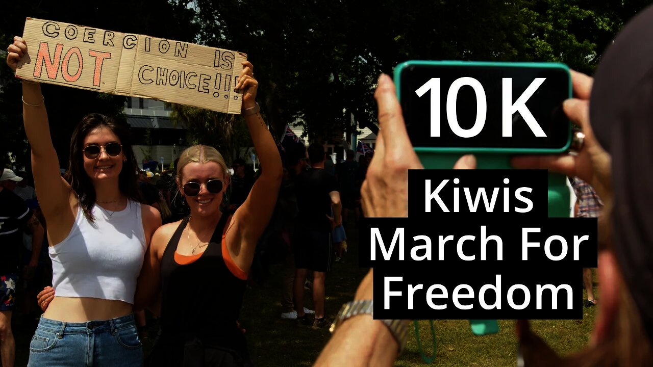 10K Kiwis March for Freedom - Christchurch, NZ