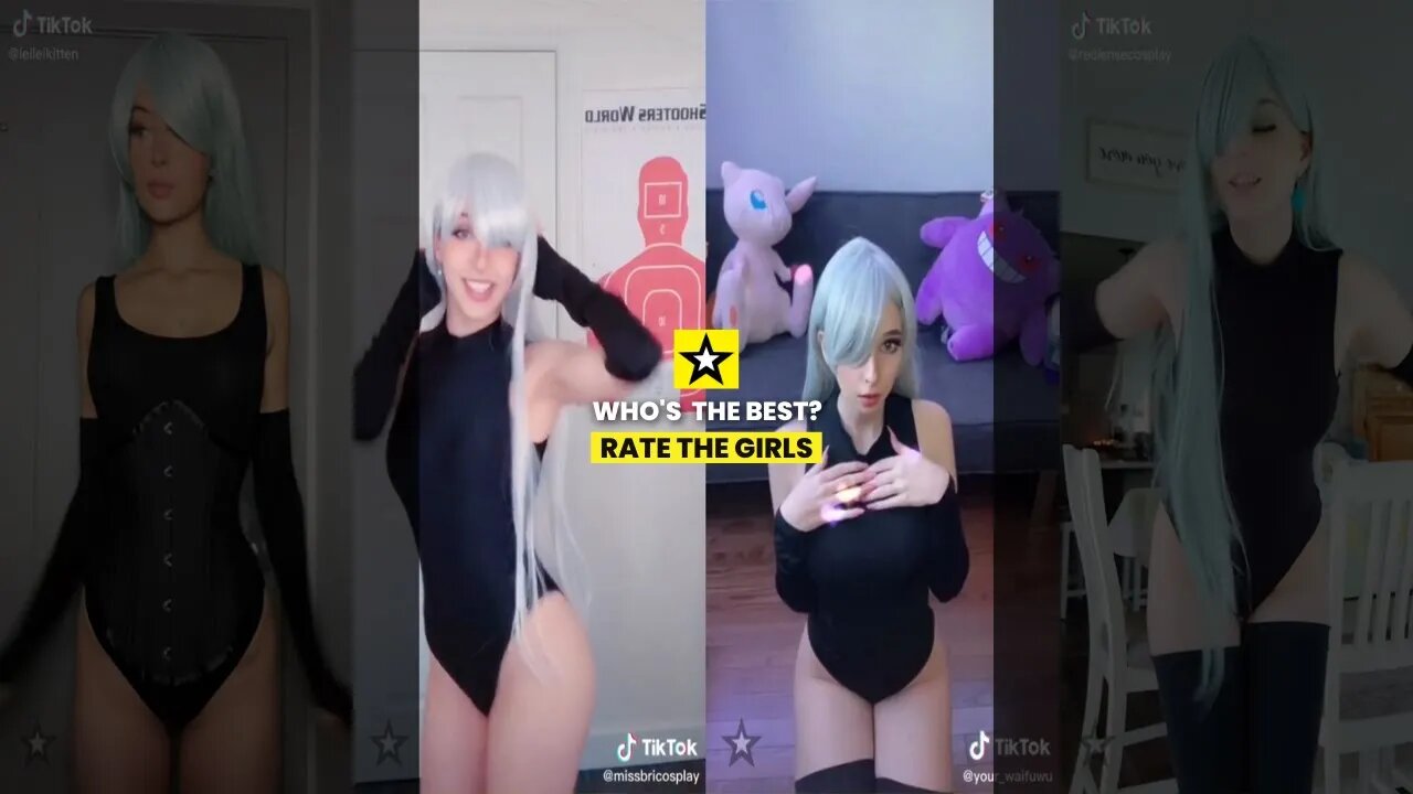 Rate the Girls: Seven Deadly Sins Anime TikTok Cosplay Snap Contest #4 🌸✨ (Elizabeth Liones) #shorts