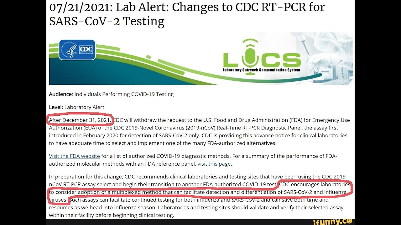 CDC to Scrap C-19 PCR Test, Golfer & Politician Test Positive twice, China owns TX Land