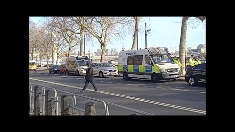 UK TRUCKERS CONVOY LONDON