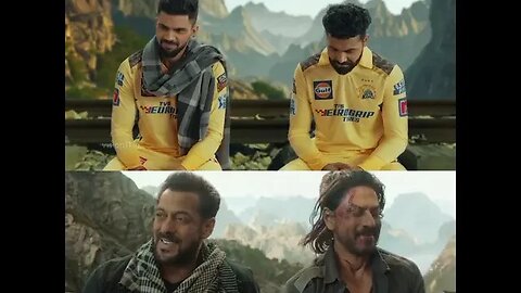 4 Legends in one video #sarukhkhan #salmankhan #ipl