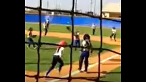 Amazing Catch by 8 year old during championship game 🥎