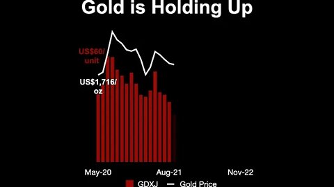 The Gold Stock Bear Markets of 2020-2022 Versus 2011-2013: Difference #1 - Gold is Holding Up Well