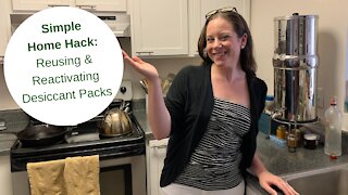 Simple Home Hack: Reusing/Reactivating Desiccant Packs