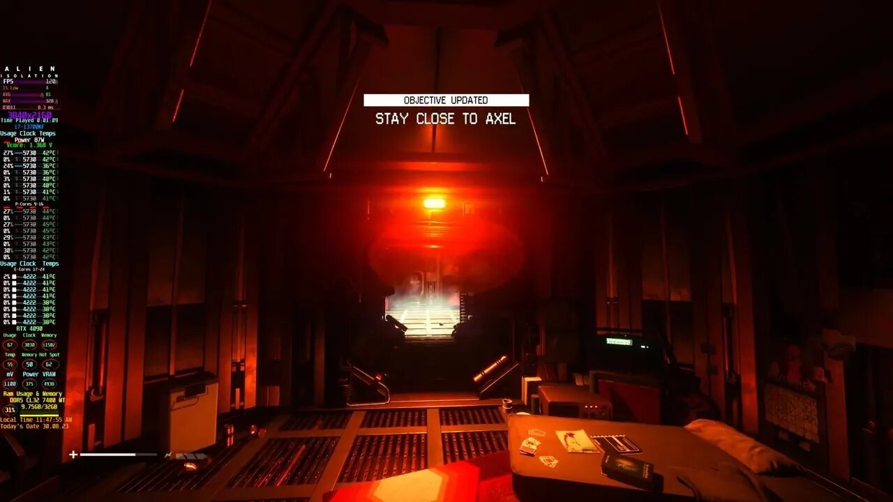 Alien Isolation cpu Boost Clocks Up To 6100Mhz,just made video for someone who got no clues