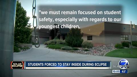 Hundreds of kids won't be watching the eclipse outside in DougCo because of safety concerns