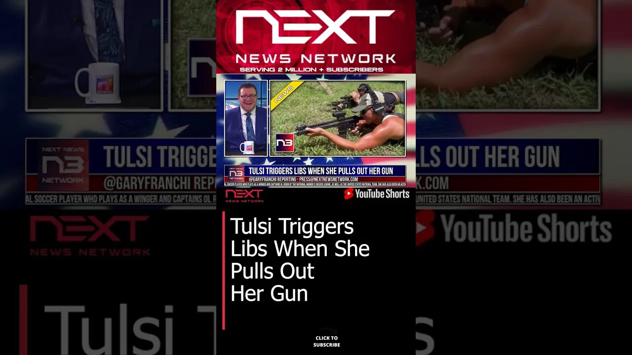 Tulsi Triggers Libs When She Pulls Out Her Gun #shorts