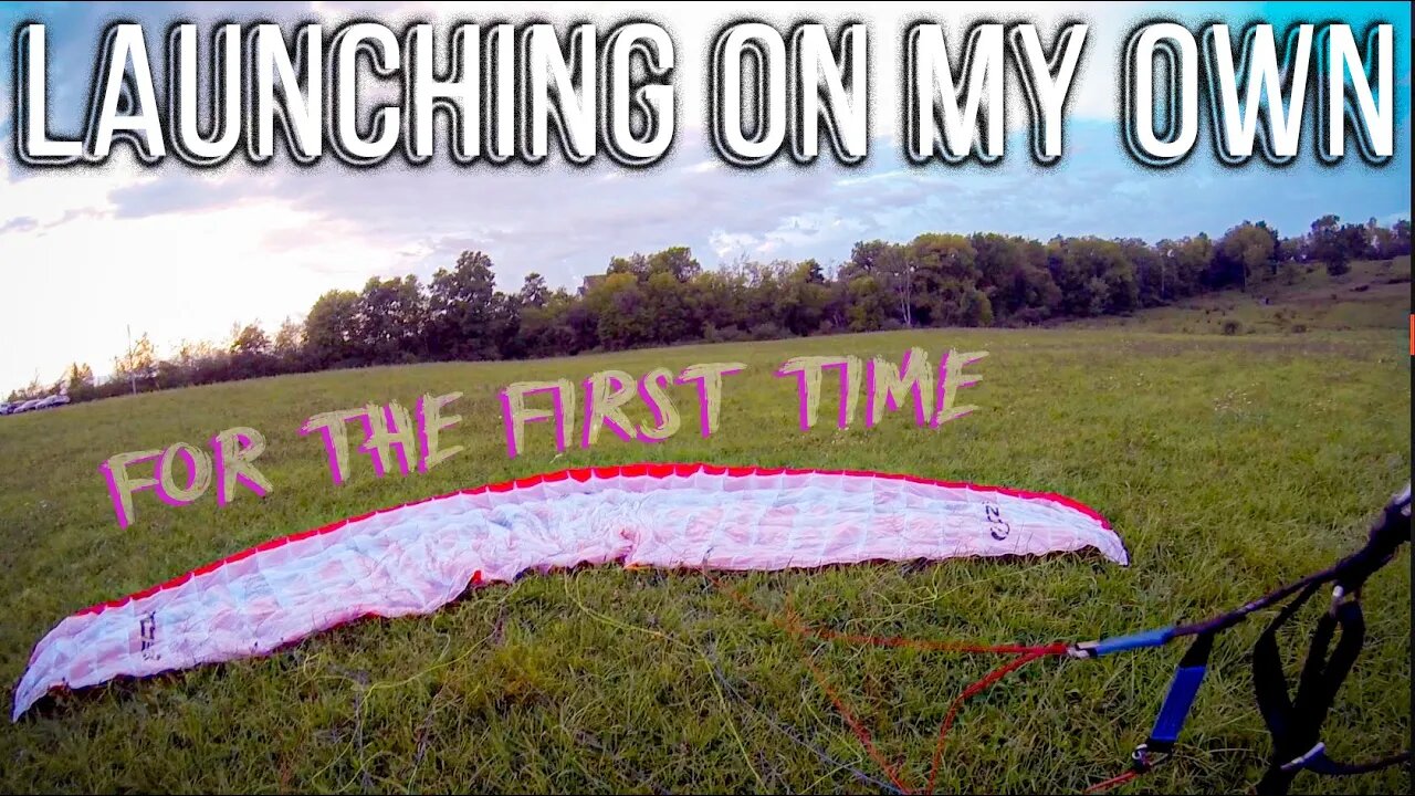 Launching my Paramotor w no Assistance!