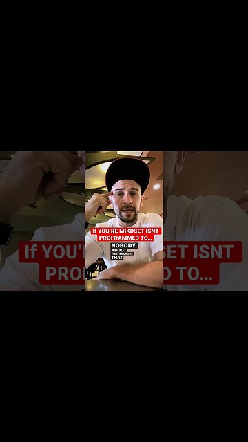 Your #mindset and #programming is the foundation to your success - LISTEN UNTIL THE END!