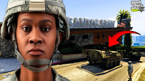Franklin joins The Army!! GTA 5 - Real Life Mods #273