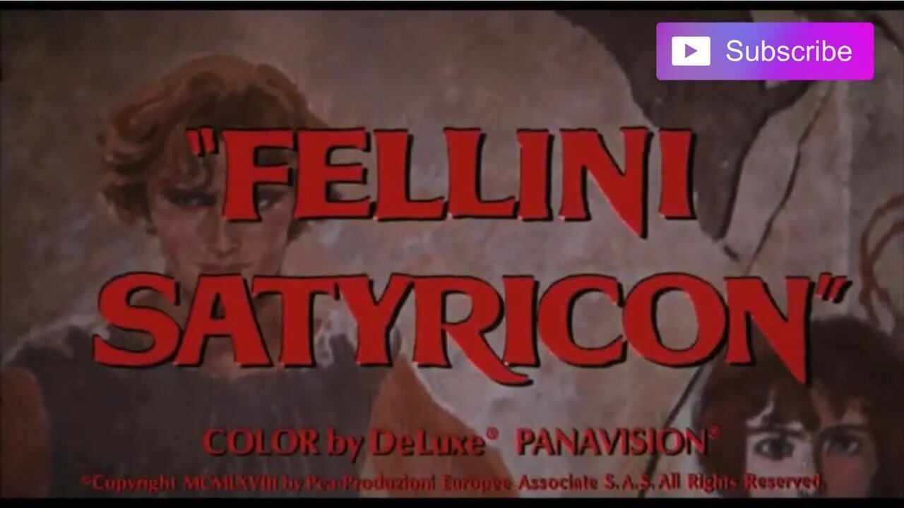 FELLINI SATYRICON (1969) Trailer [#fellinisatyricon #fellinisatryricontrailer]