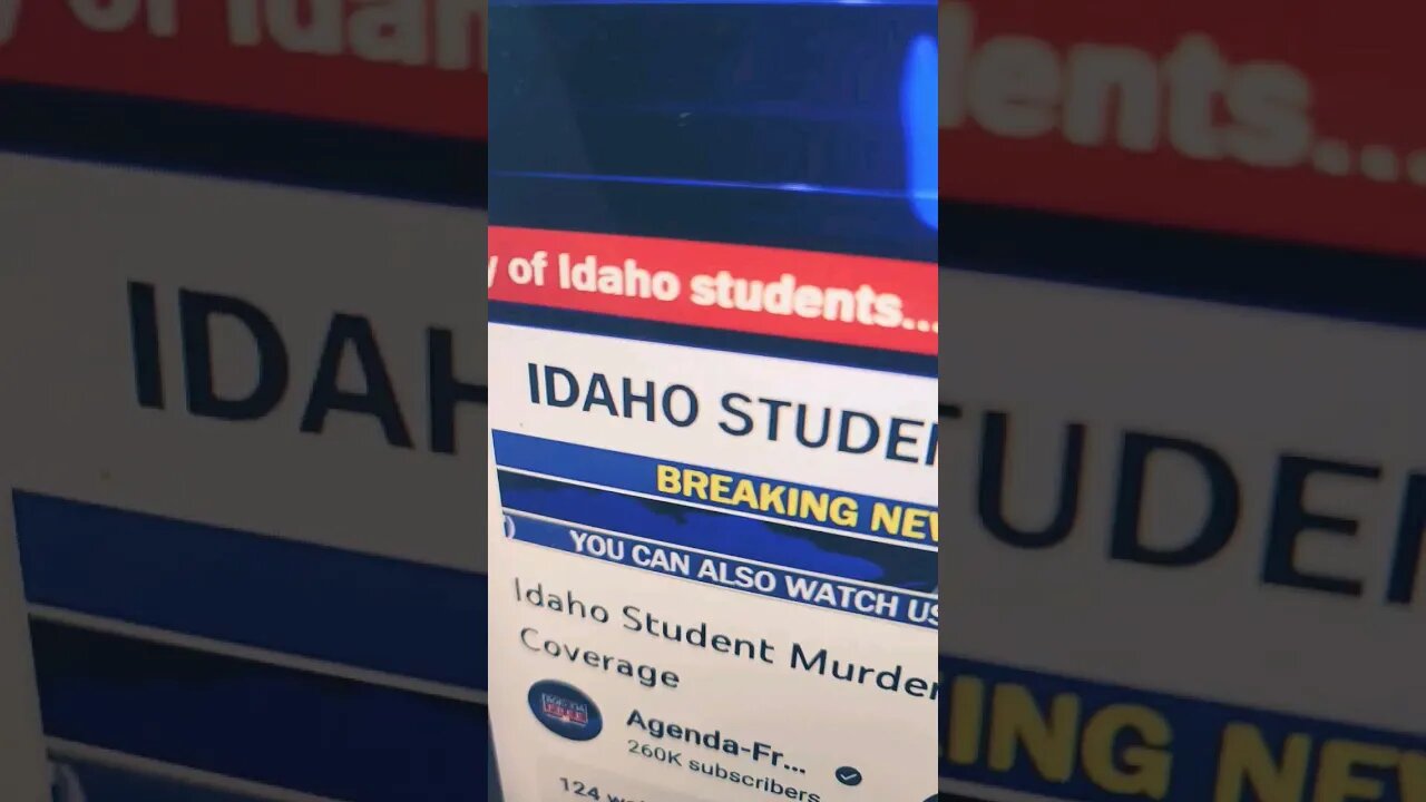 Idaho Student Murders Suspect Reportedly Arrested