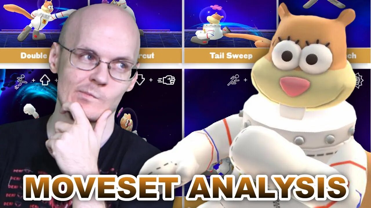 Mew2king Analyzes Sandy Cheek's Moveset in Nickelodeon All-Star Brawl