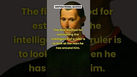 NICCOLO MACHIAVELLI QUOTES THAT CAN CHANGE YOUR MIND. #shorts #bestquotes