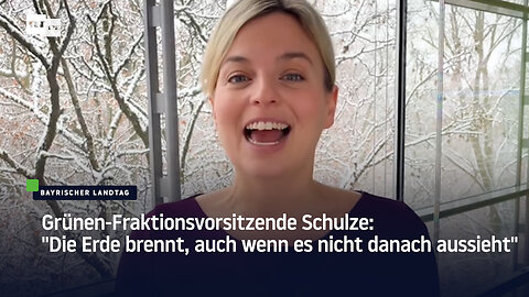 Grünen-Fraktionsvorsitzende Schulze: "Die Erde brennt, auch wenn es nicht danach aussieht"