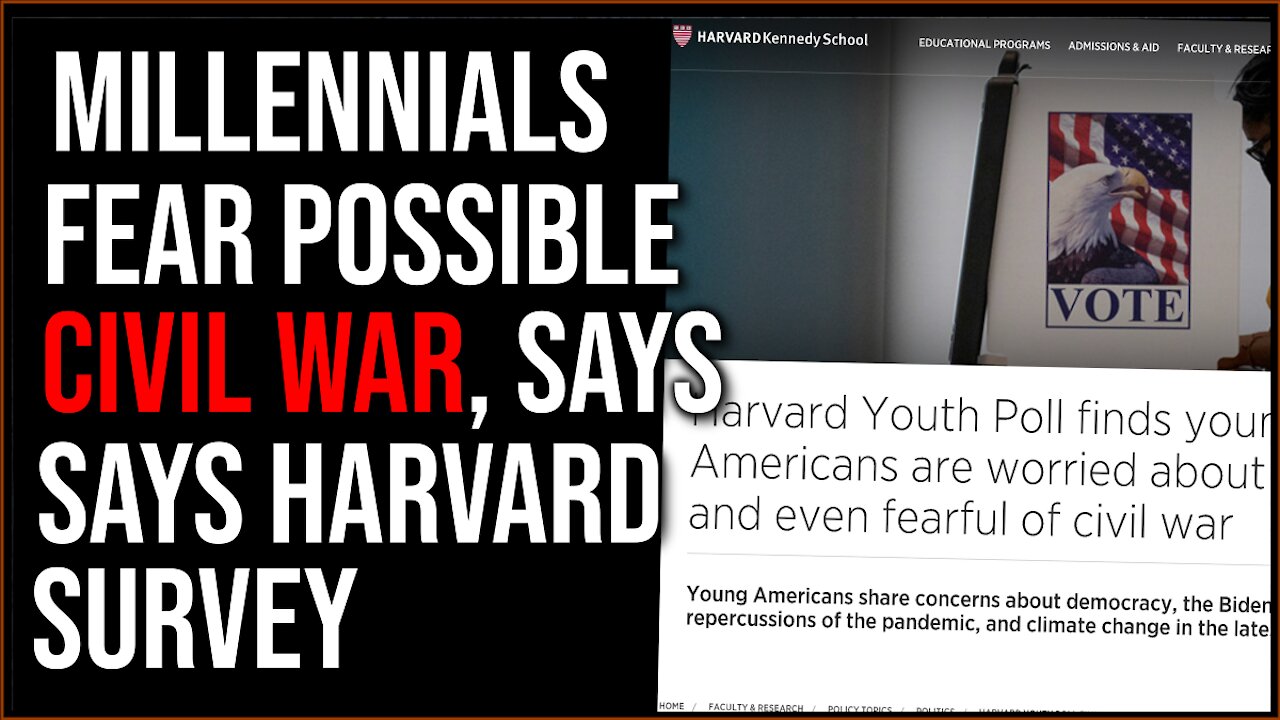 Millennials Greatly Fear Civil War, Says Harvard Study