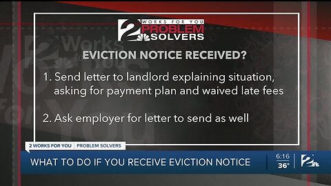 Problem Solvers Coronavirus Hotline: What To Do If You Receive Eviction Notice