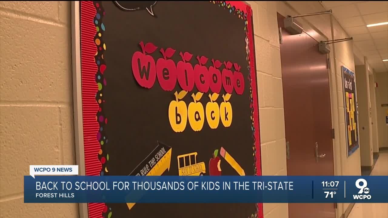 Cincinnati-area school prepare for first day of classes