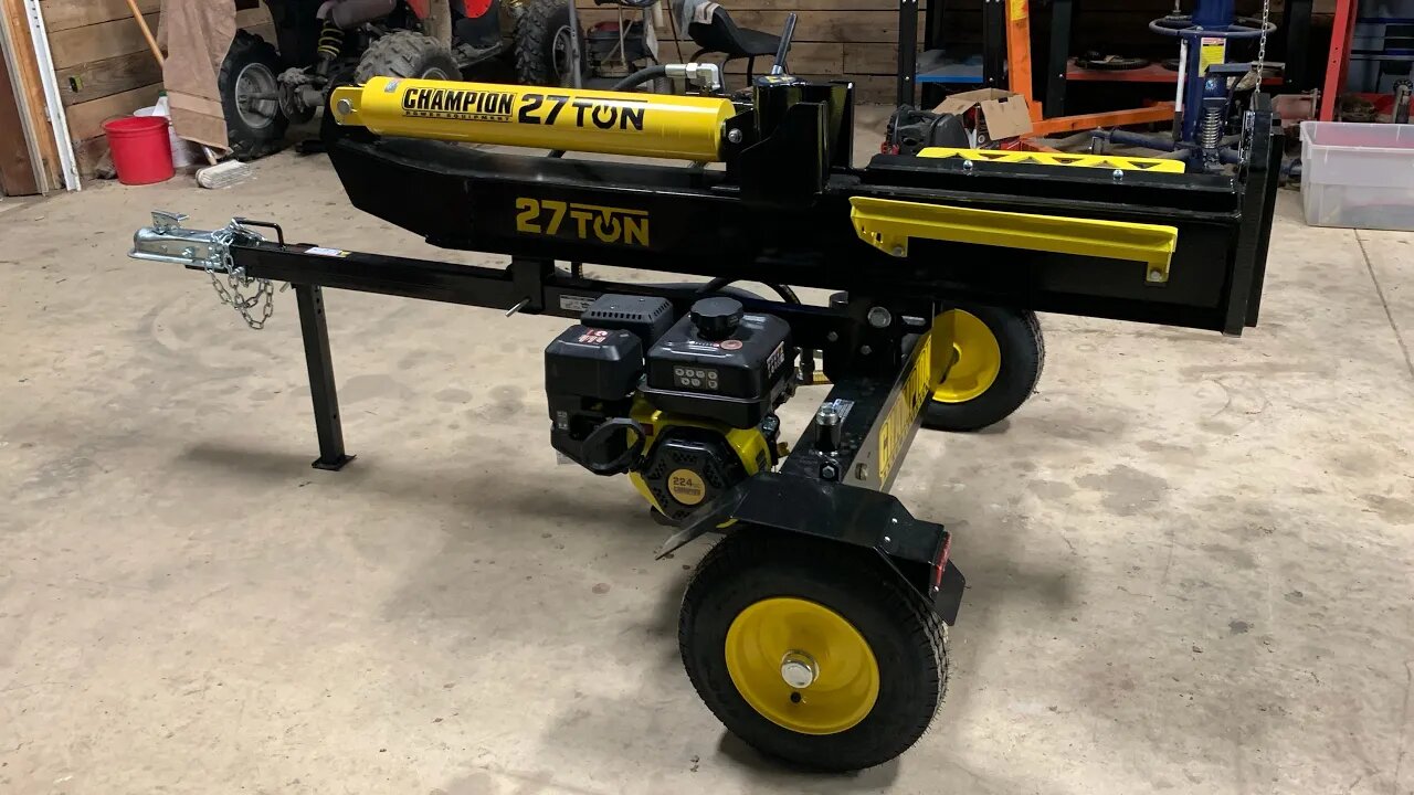 My New Champion 27 Ton Log Splitter