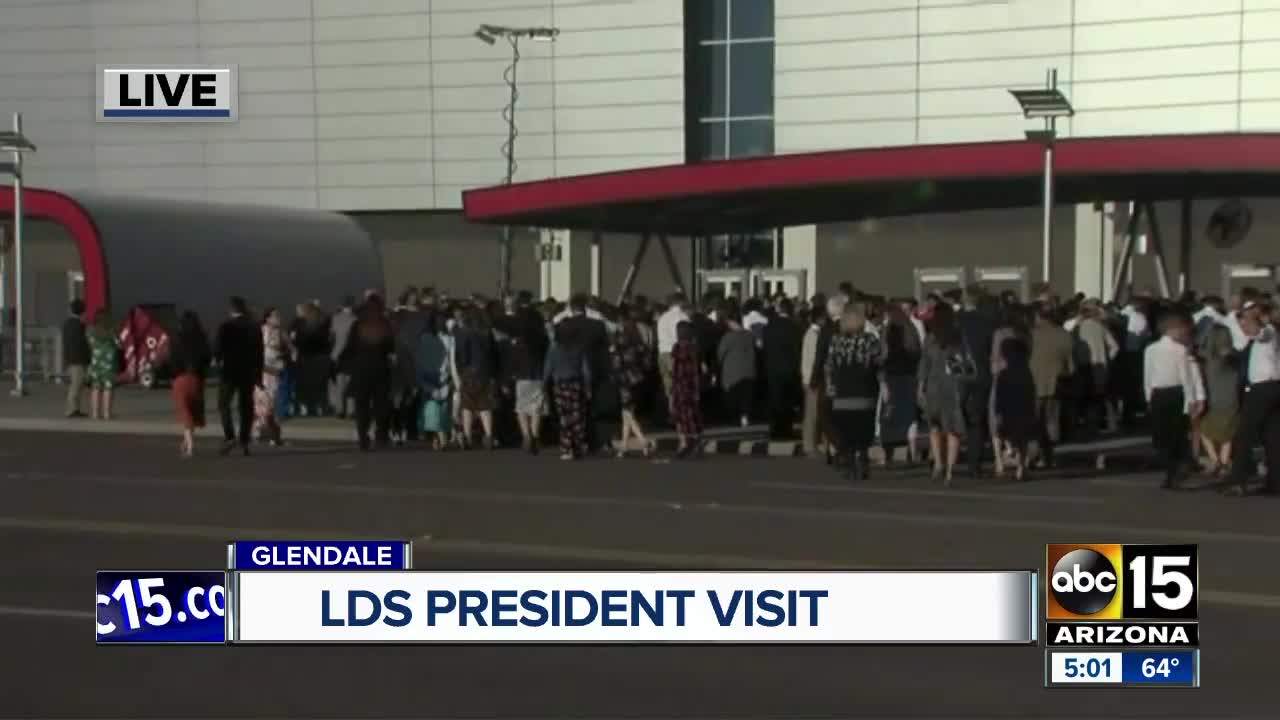 LDS president makes a trip to AZ