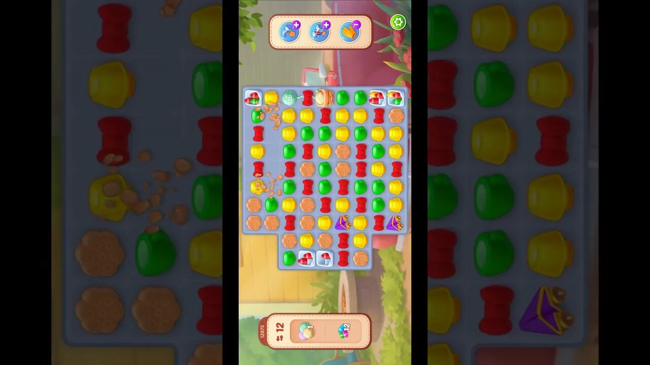 Shorts Playrix Homescapes Gameplay Walkthrough Level 12875-040