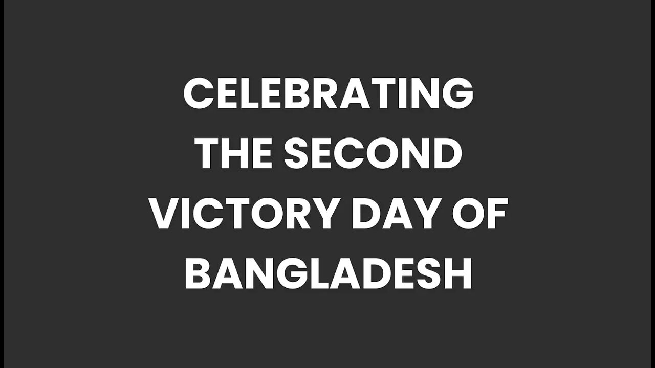 Celebrating the 2nd victory day of Bangladesh | 5th August 2024