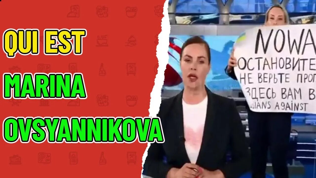 Guerre en Ukraine : qui est Marina Ovsyannikova, qui a interrompu le journal en direct ?