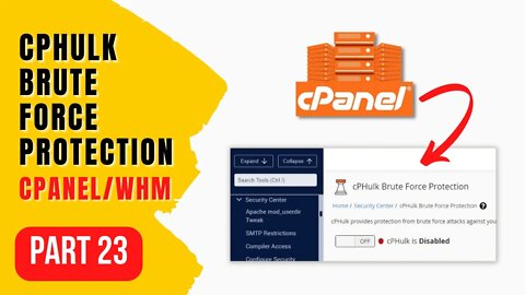 cPanel cPHulk Brute Force Protection Tutorial - Make Money Online Course Part 23