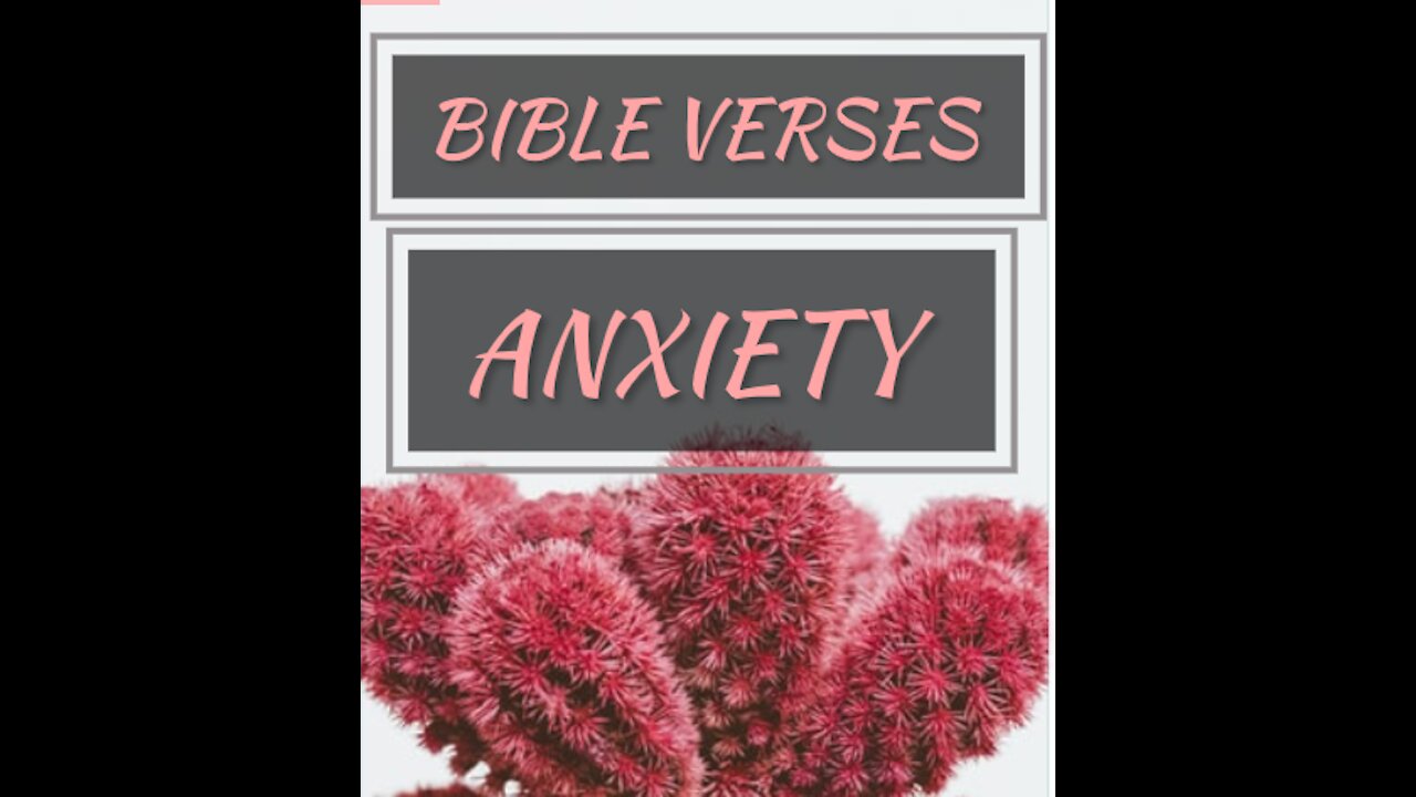 6 Bible verses for ANXIETY //scriptures for anxiety and fear//Bible anxiety and worry PART 8