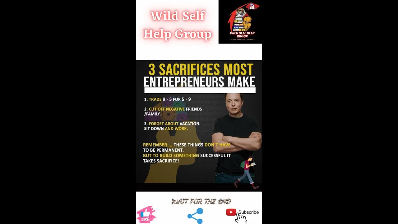 🔥3 sacrifices most entrepreneur make🔥#shorts🔥#motivation🔥#wildselfhelpgroup🔥17 march 2022🔥