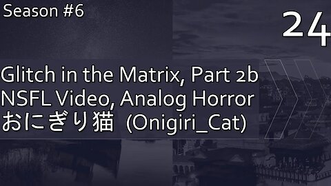 Glitch In The Matrix 2b, NSFL Video, Onigiri Cat Analog Horror - Season 6, Episode 24