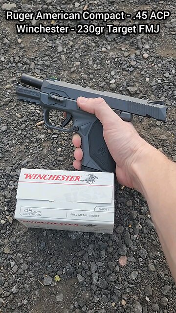 Ruger American Compact - .45 ACP Chronograph (Winchester 230gr Target FMJ)