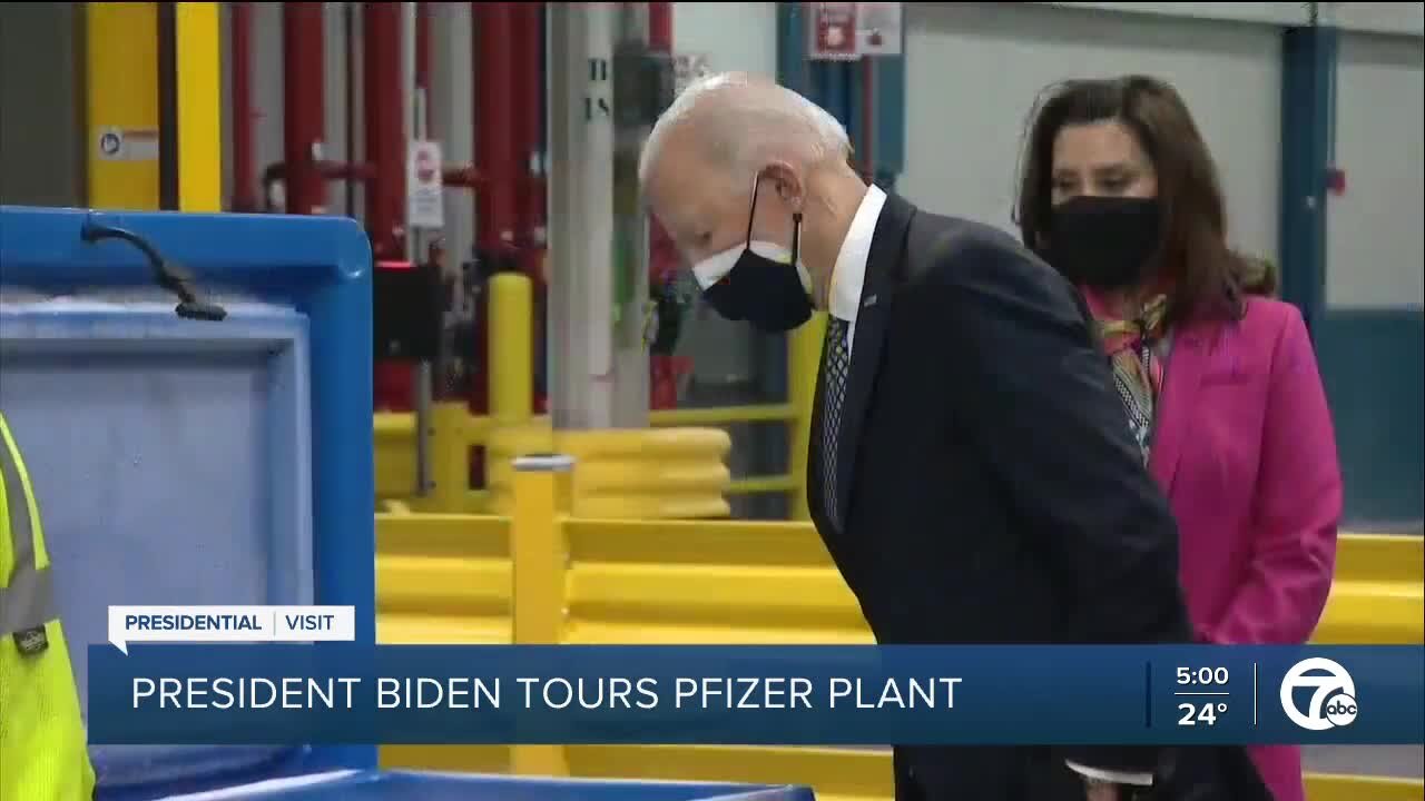 Portage pride shown during Presidential visit