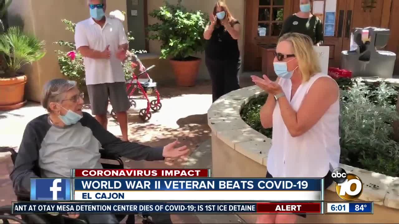 World War II veteran beats COVID-19