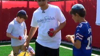 Boca teen Azriel Wasser battling cancer gets football field from Make-A-Wish