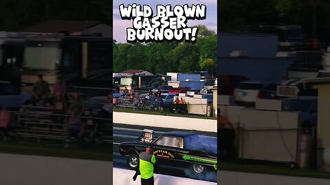 Wild Blown Gasser Burnout! #shorts