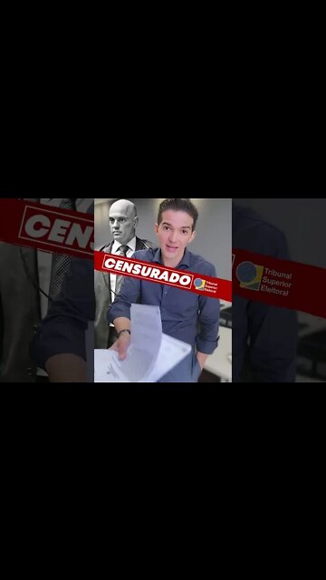 TSE ME CENSUROU! #shorts #censura #tse