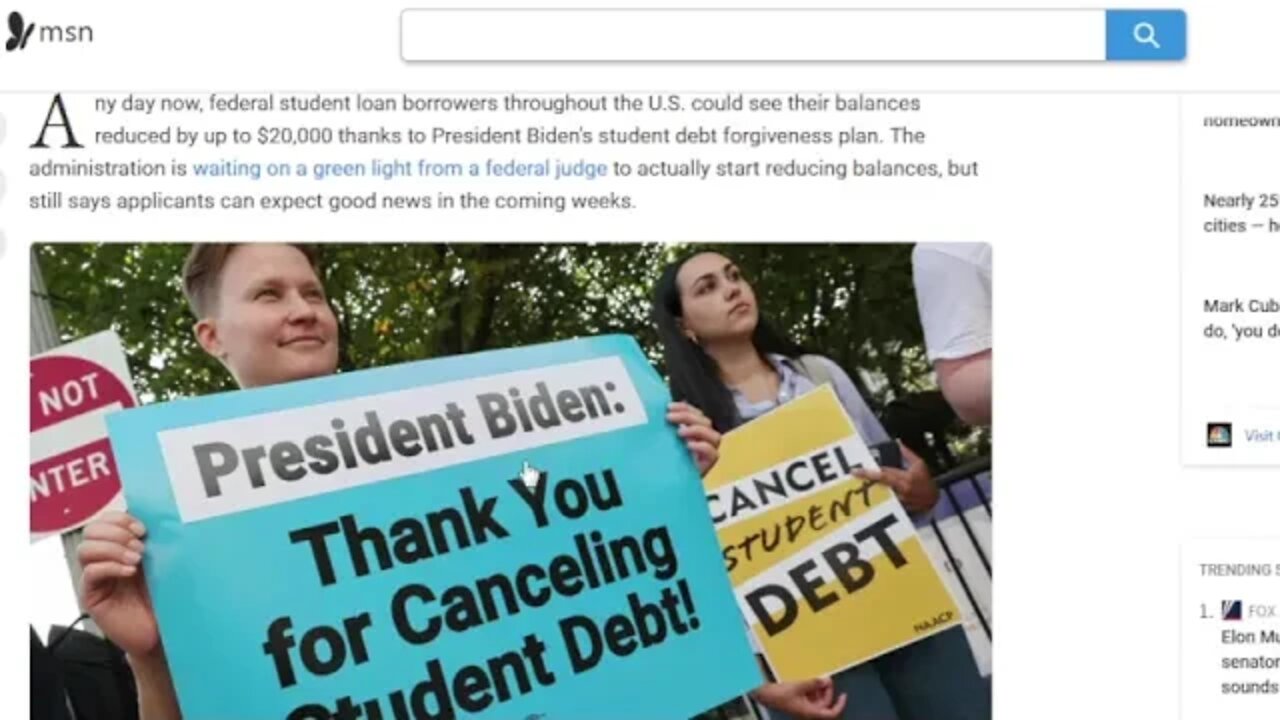 After Biden's loan forgiveness, 73% of students will waste the money