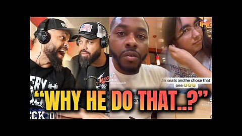 Transgender Sits At Table With Black Male Eating Fried Chicken Then This Happens