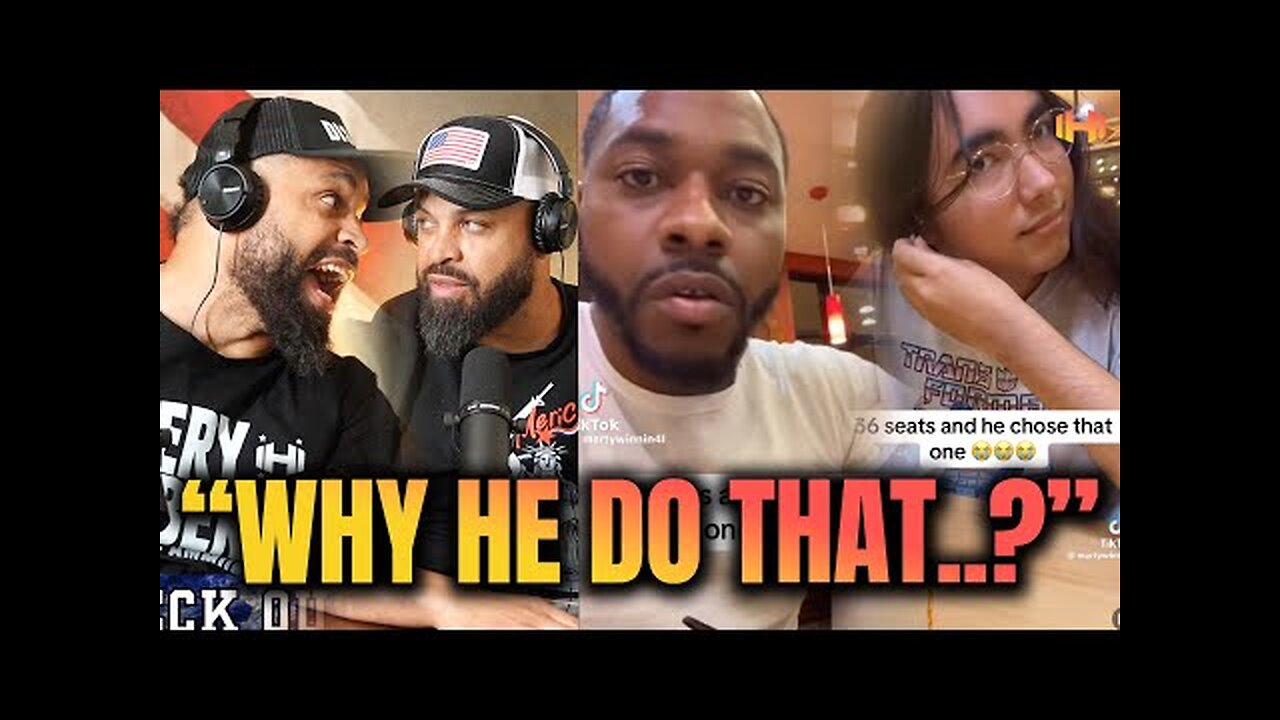 Transgender Sits At Table With Black Male Eating Fried Chicken Then This Happens