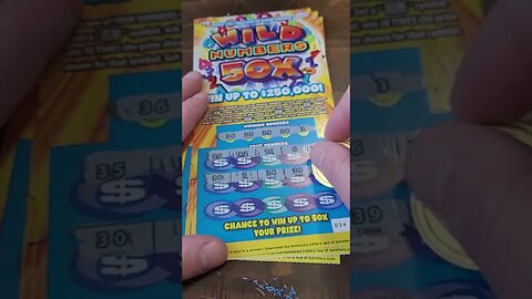 Winning NEW Lottery Ticket 50X!