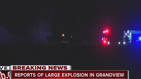 Explosion reported in Grandview, Mo.