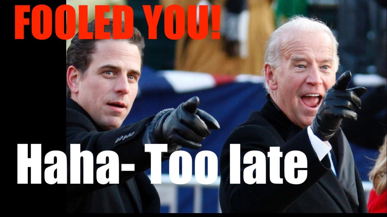 Hunter Biden's Laptop Confirmed by Duplicitous One Sided Powers That Be