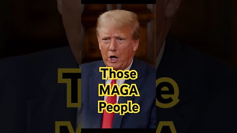 Trump: Ask Biden What Is MAGA Stand For 🤣😂